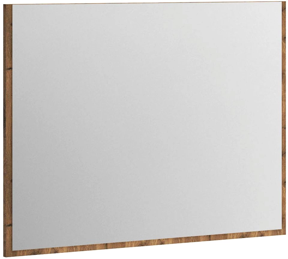 Home affaire Garderobenspiegel MUSTA, 95x70x2 cm mit farblich abgesetzer Rahmenoptik, Spiegel