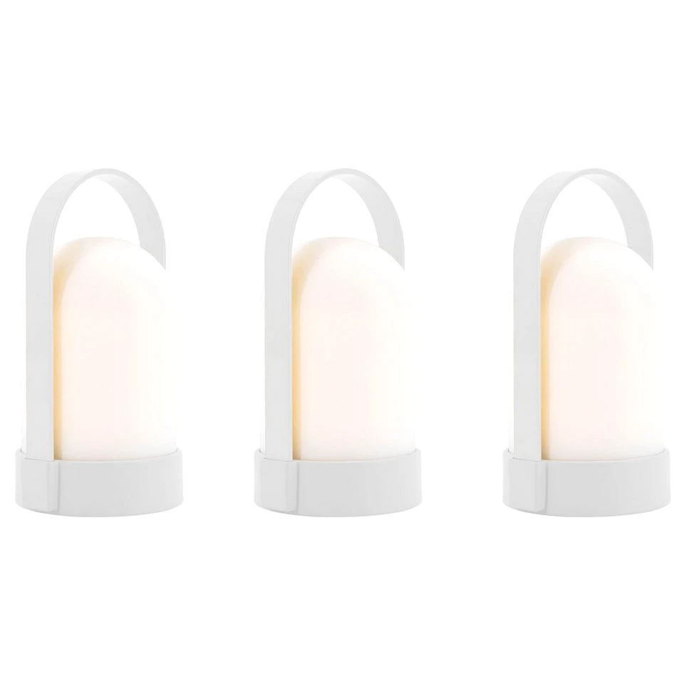Remember LED Tischleuchte URI Piccolos Pure, 3er Set, LED fest integriert, warmweiß