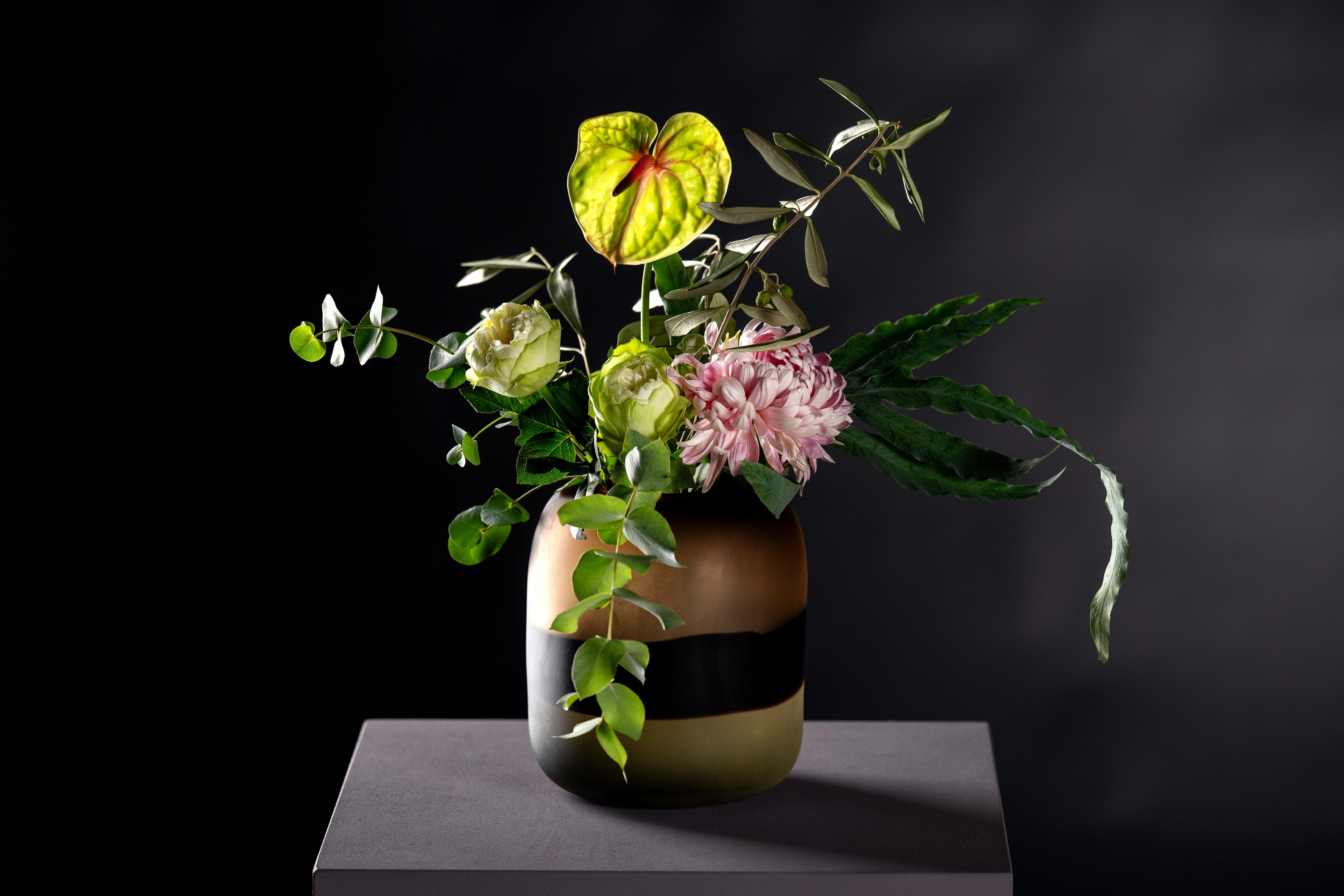 LEONARDO Dekovase GK/Vase CORSO SABBIA, aus Glas