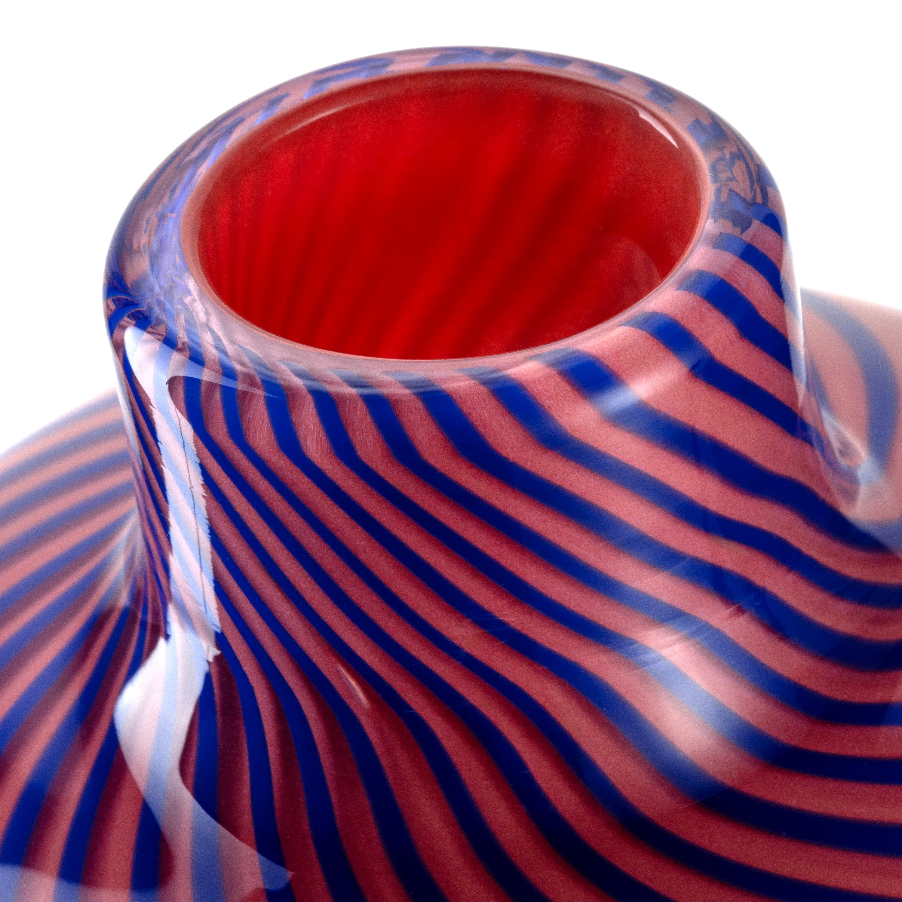 LEONARDO Vase FILO COLORI aus Glas, Pink, 16 cm