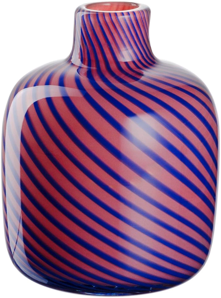 LEONARDO Vase FILO COLORI aus Glas, Pink, 16 cm