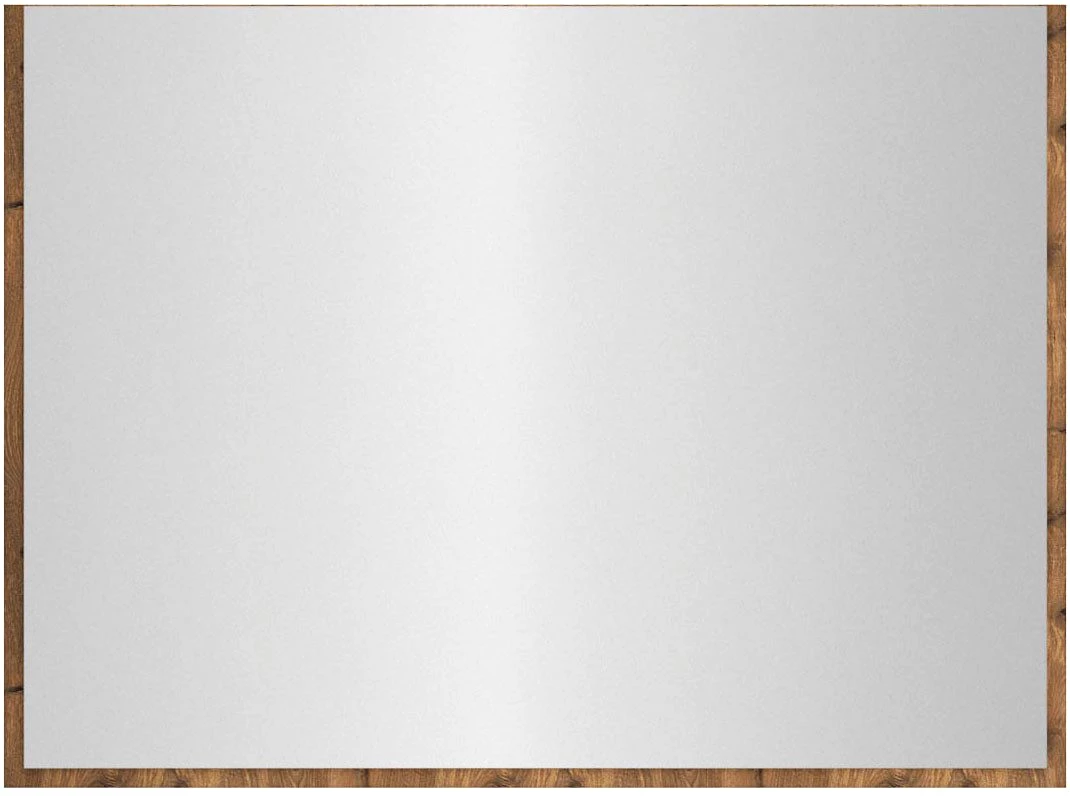 Home affaire Garderobenspiegel MUSTA, 95x70x2 cm mit farblich abgesetzer Rahmenoptik, Spiegel