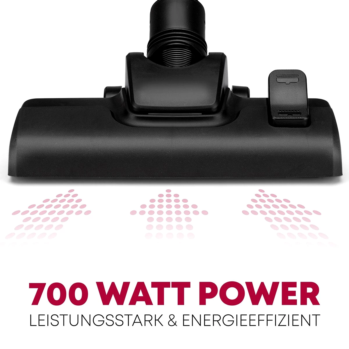 CLATRONIC Bodenstaubsauger BS 1300 N, mit 5-fach Mikrofiltersystem, 700 Watt