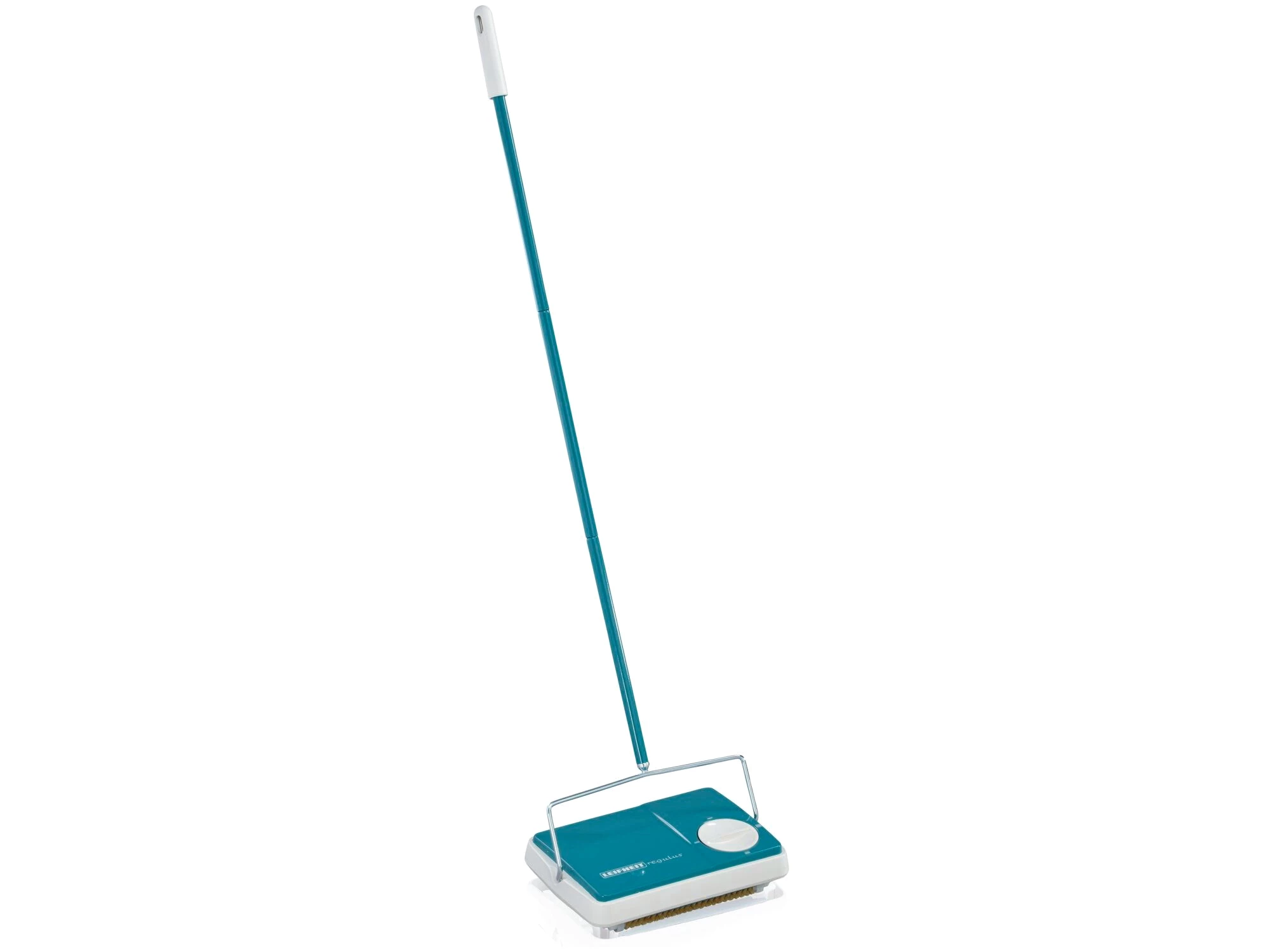 Leifheit Teppichkehrer Teppichkehrer Regulus Türkis, , Kehrbreite 22 cm, drei Kehrbürsten